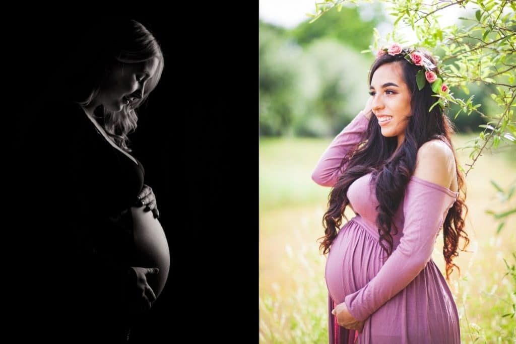 Des esthétismes très différents en fonction du photographe de grossesse 