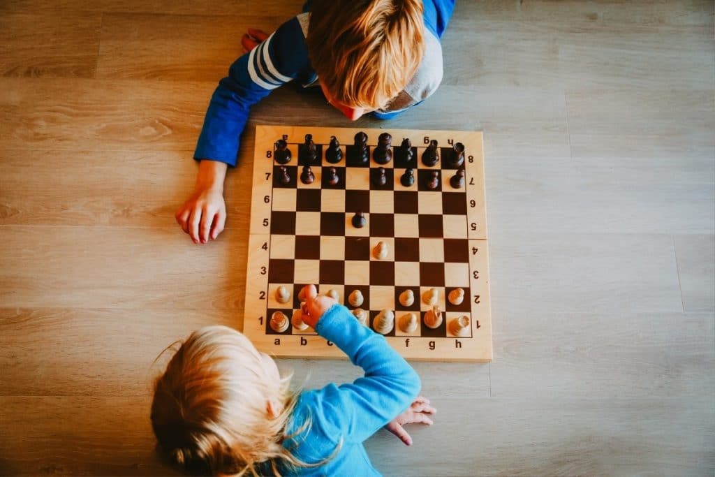 Il est important de bien voir la position des pièces sur l'échiquier