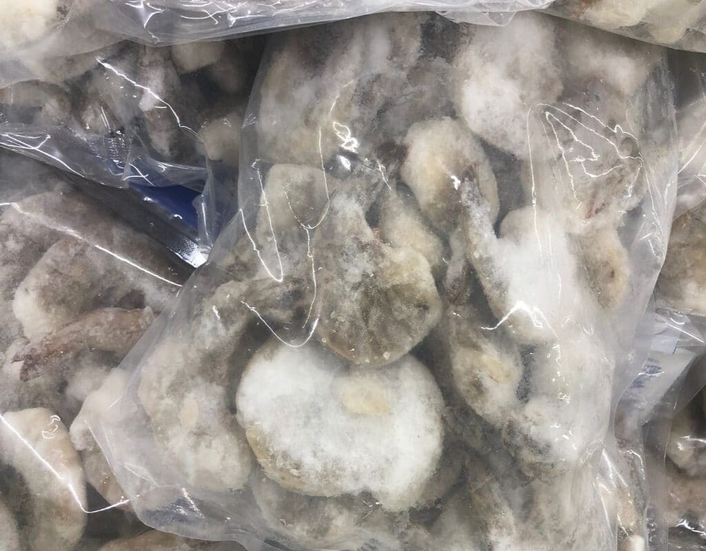 Crevettes surgelées
